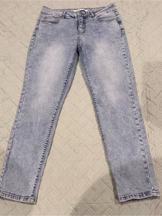 9th & Main Pants - High-Rise Light Blue Skinny Jeans for Women